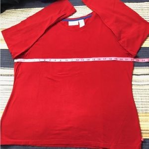 3 for $20 Liz Claiborne Crimson Long Sleeve Blouse EUC